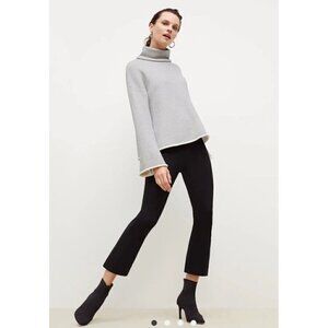 MM Lafleur Women's Sz 0 Oshima Pant PowerStretch Black Side Zip Dress Pants